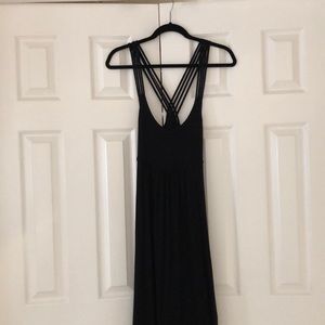 Calvin Klein black maxi dress size 4